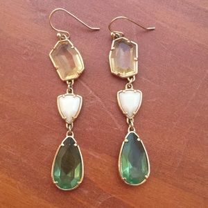 Stella & Dot stone drop earrings